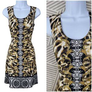 Vintage 90s Party Slip Dress Small Grunge alt Stretch Alt Keyhole Back Sexy